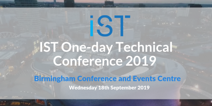 IST Conference 2019 Birmingham Banner